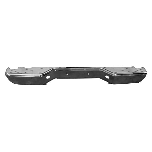 NISSAN FRONTIER 2005-2021 — REAR BUMPER FACE BAR; CHROME ; W/O PARKING SENSORS; FRONTIER PICKUP 2005-2021