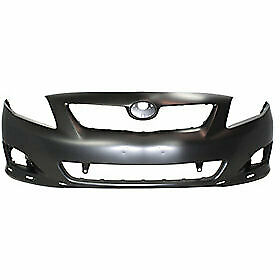 TOYOTA COROLLA 2009-2013 — FRONT BUMPER PRIMED; W/SPOILER HOLES; FOR S/XRS USA BUILT; 2009-2010