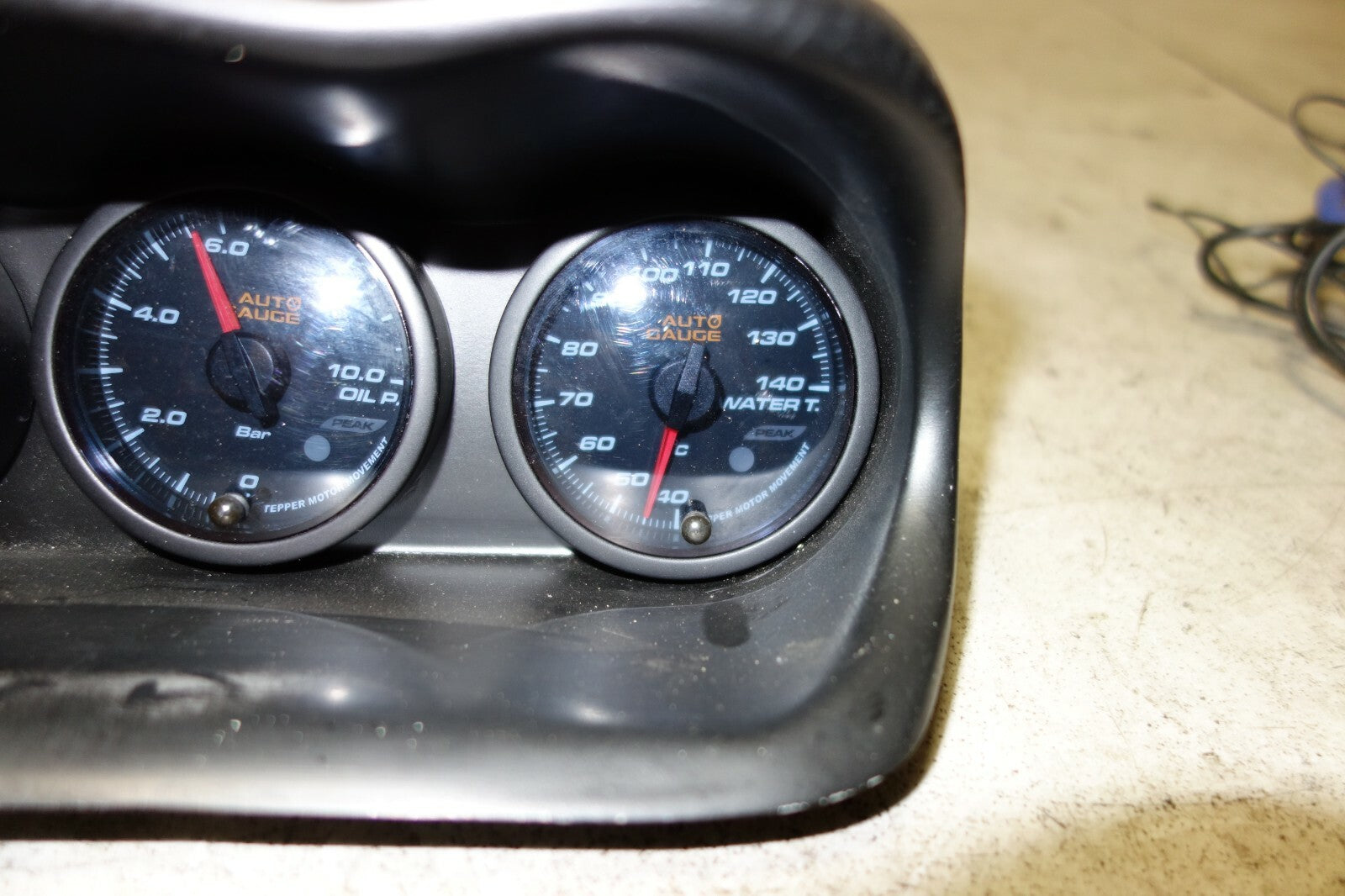 JDM Subaru Impreza WRX STi Turbo Triple Boost Gauge Pod Oil Water GDB 2002-2007