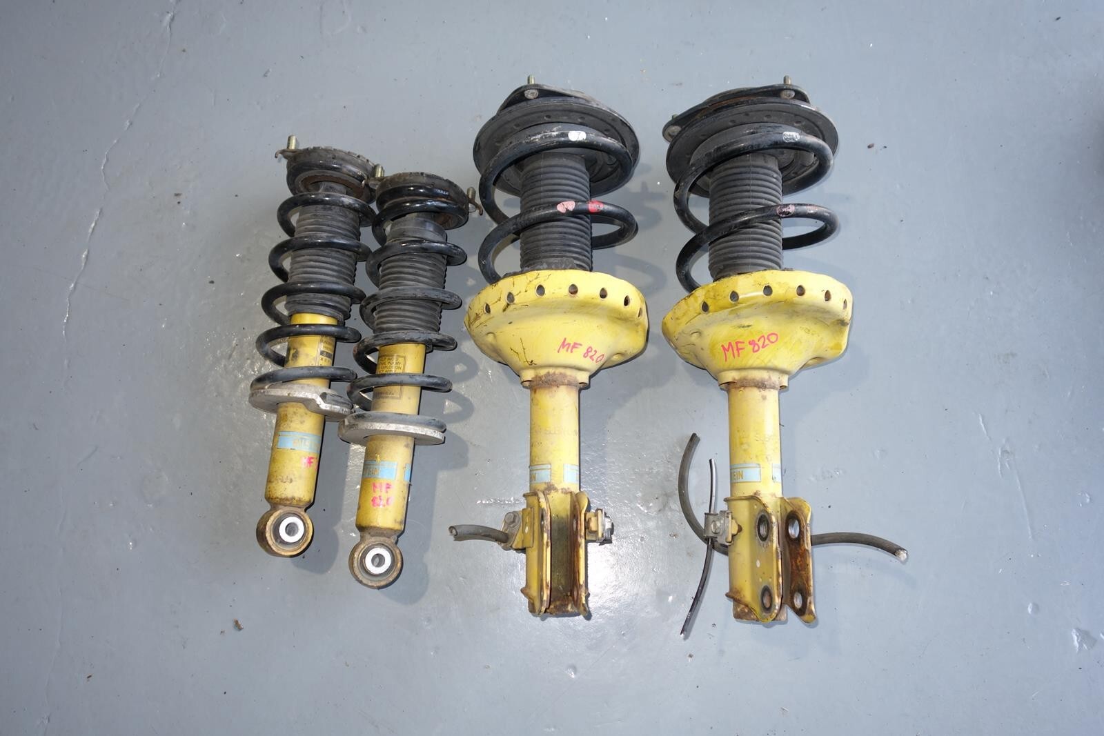 JDM SUBARU LEGACY BILSTEIN SPEC-B SHOCKS FRONT & REAR STRUTS COIL 05-2009 MF-820