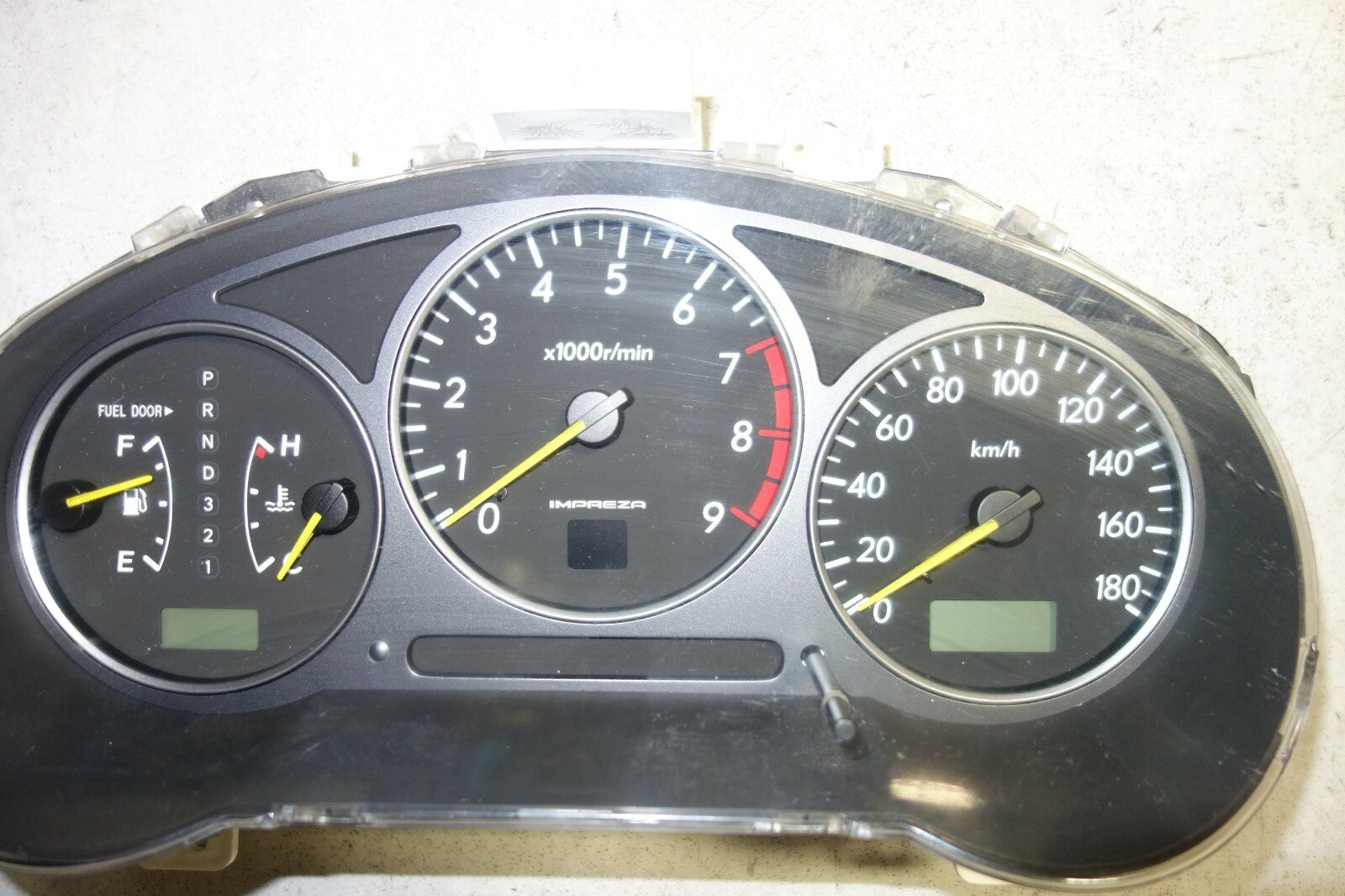 JDM 2002-2003 SUBARU IMPREZA WRX V7  AUTOMATIC GAUGE CLUSTER  SPEEDOMETER