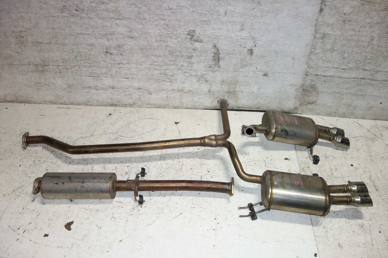 JDM Honda Accord V6 CP3 MUGEN POWER Sport Exhaust Muffler System 2008-2012  Rare
