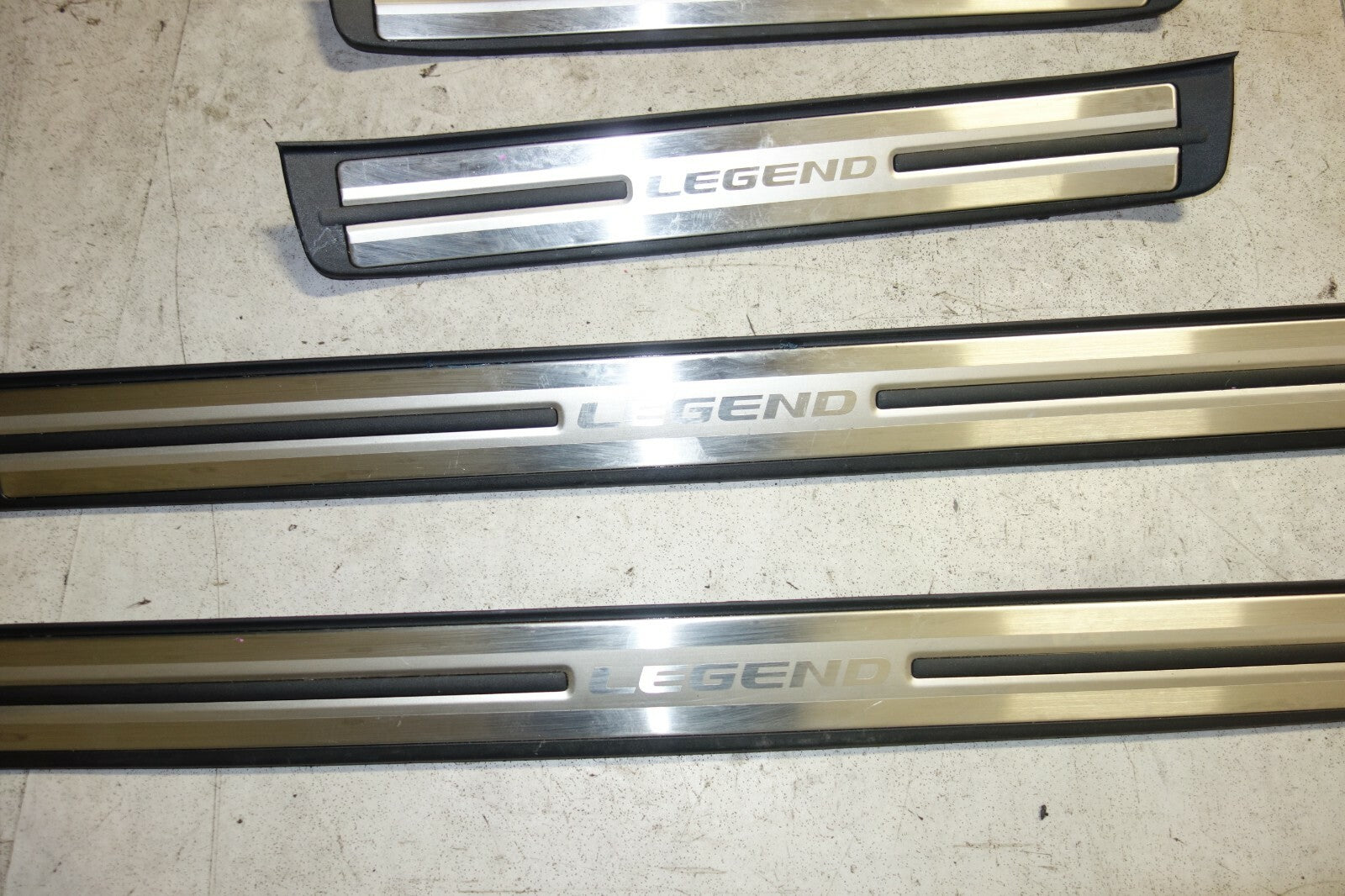 JDM Acura RL Honda Legend OEM Door Sills Scuff Plates Side Steps 2005-2008 KB1