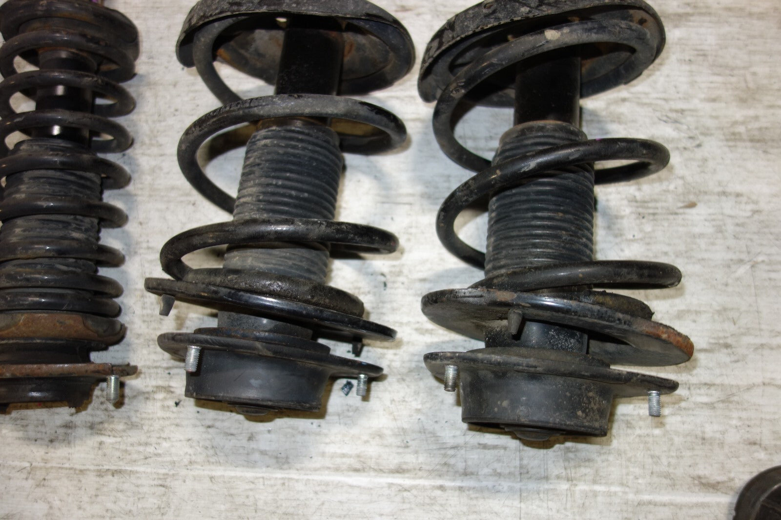 JDM 2008-2014 SUBARU IMPREZA WRX OEM FRONT & REAR RS-R SHOCKS STRUT COIL SPRING