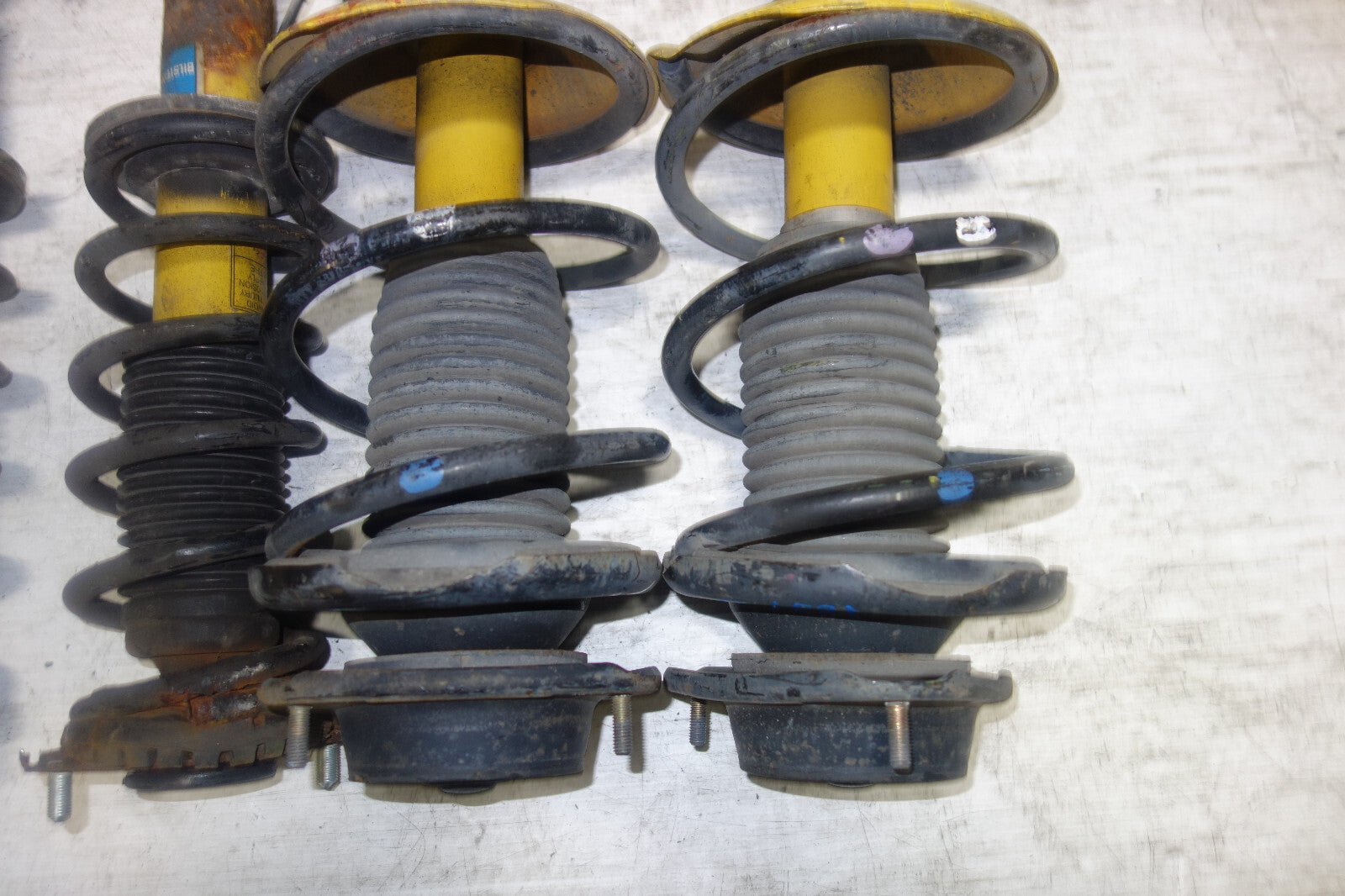JDM Subaru Legacy Bilstein Front Shocks Coil Springs Strut Suspension 1998-2004