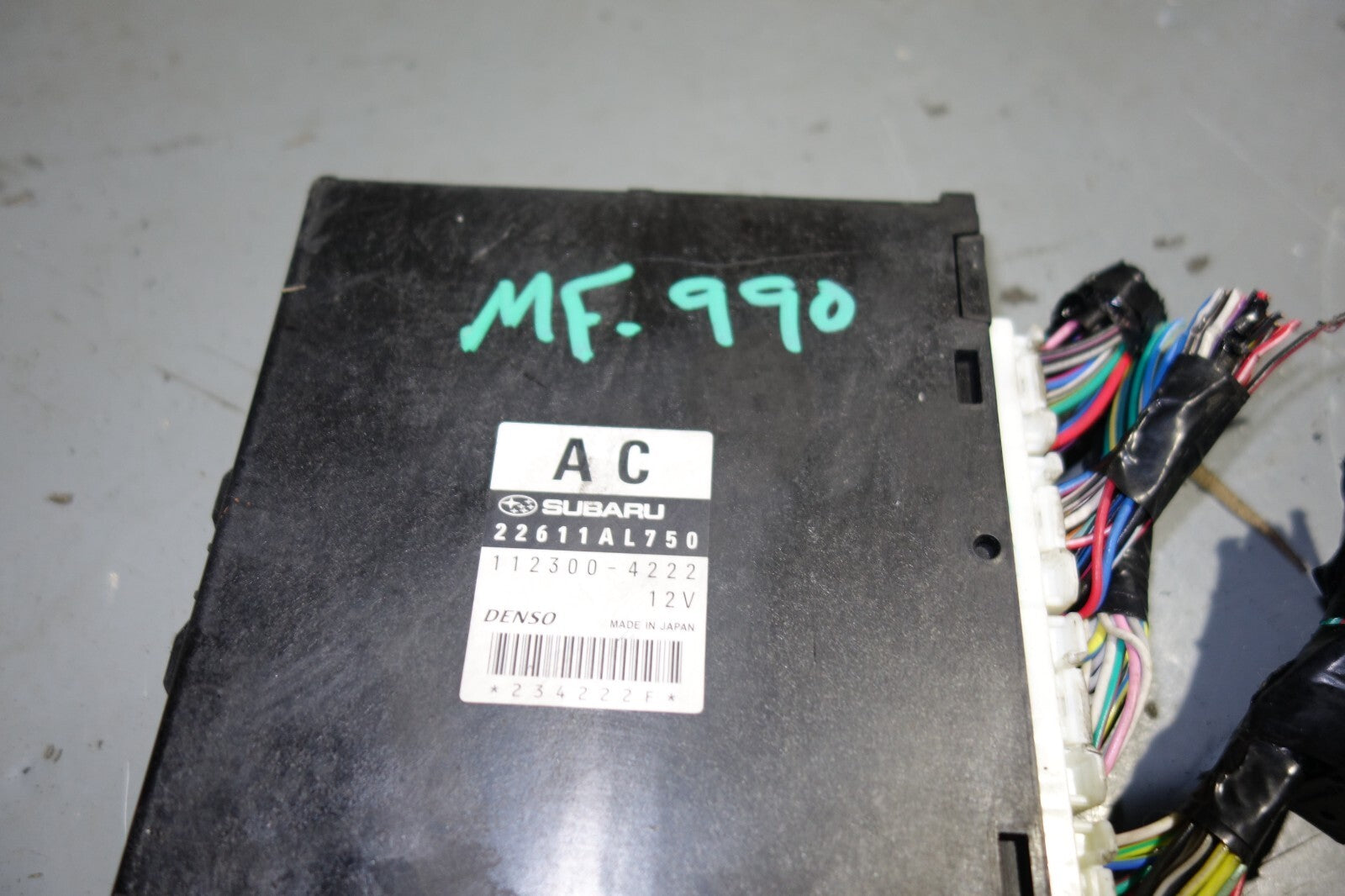 JDM SUBARU LEGACY TURBO 6SPEED ECU COMPUTER EJ20 22611AL750