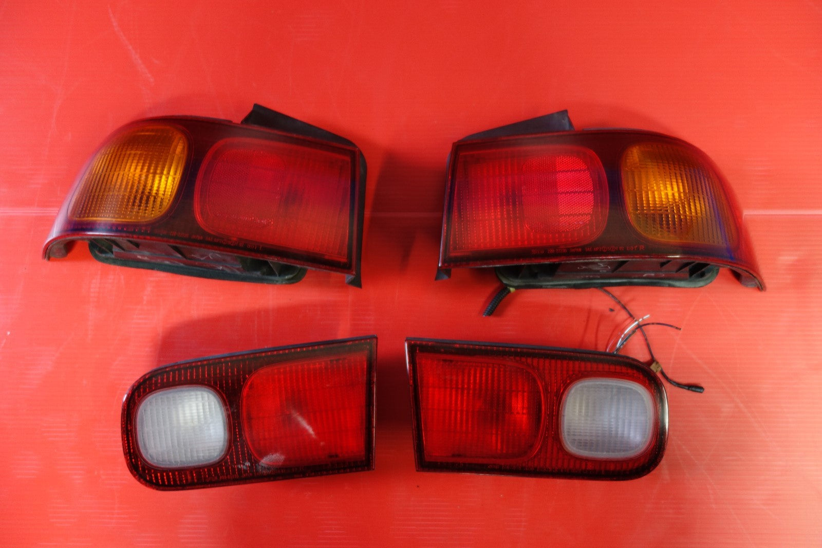 JDM Acura Integra OEM Tail Lights Lamp Trunk Lights LH & RH 4 Door DB8 1994-2001