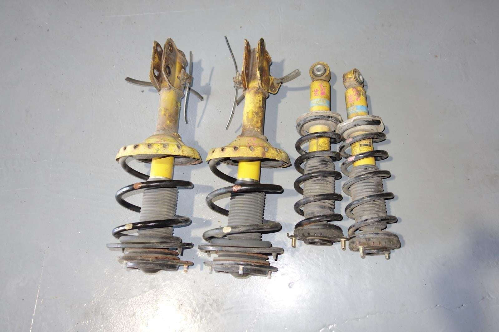 JDM SUBARU LEGACY BILSTEIN SPEC-B SHOCKS FRONT & REAR STRUTS COIL 05-2009 MF-857