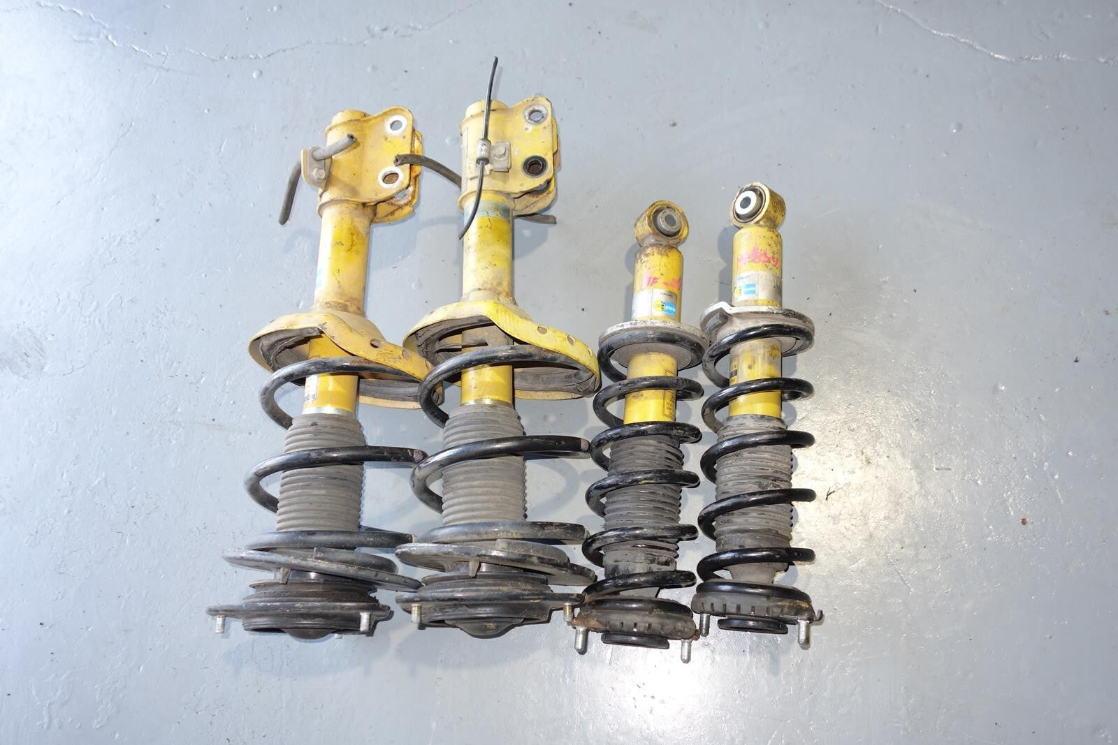 JDM Subaru Legacy Bilstein Yellow Shocks Struts Springs 2005-2009 # MF -856