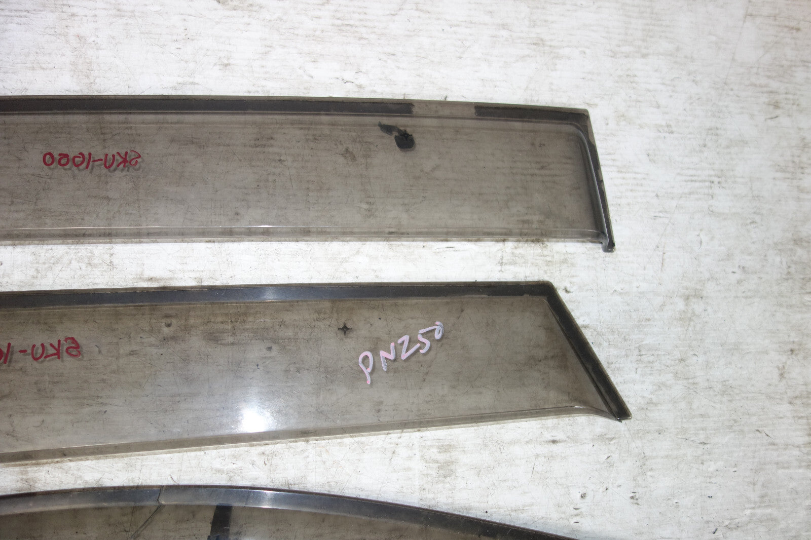 JDM Nissan Murano Genuine Window Visors Rain Guards 2003-2007 OEM