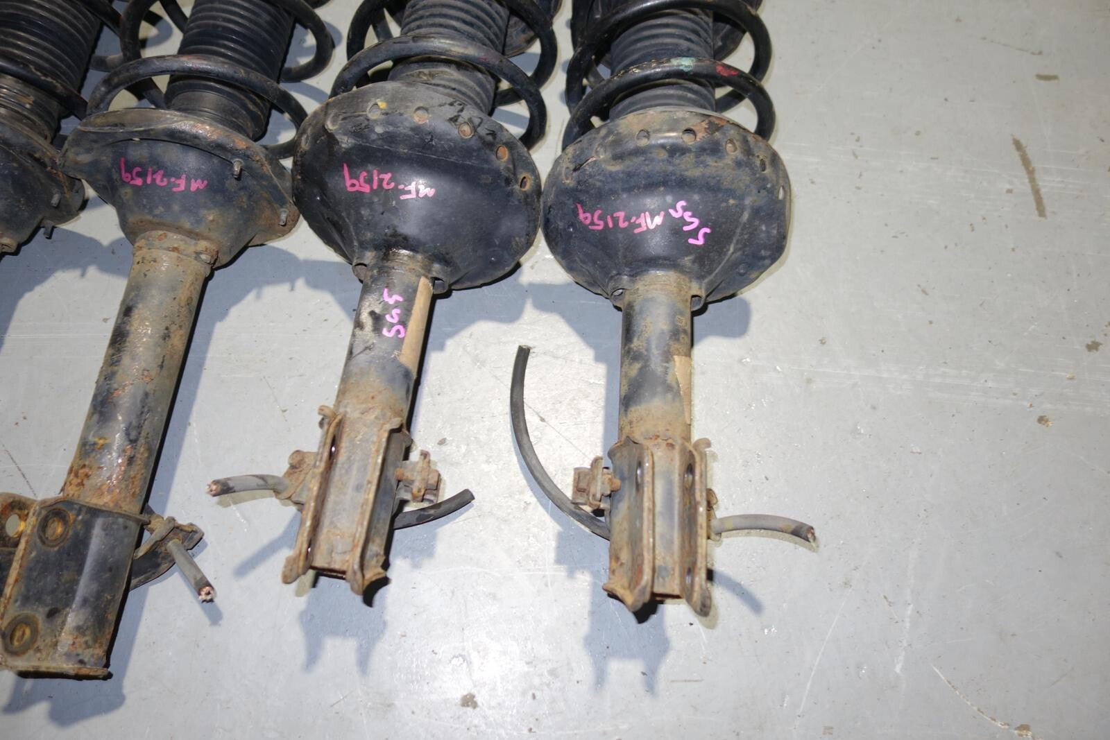 JDM 2003-2008 SUBARU FORESTER SG5 SG9 OEM KYB FRONT & REAR SHOCKS STRUTS COIL