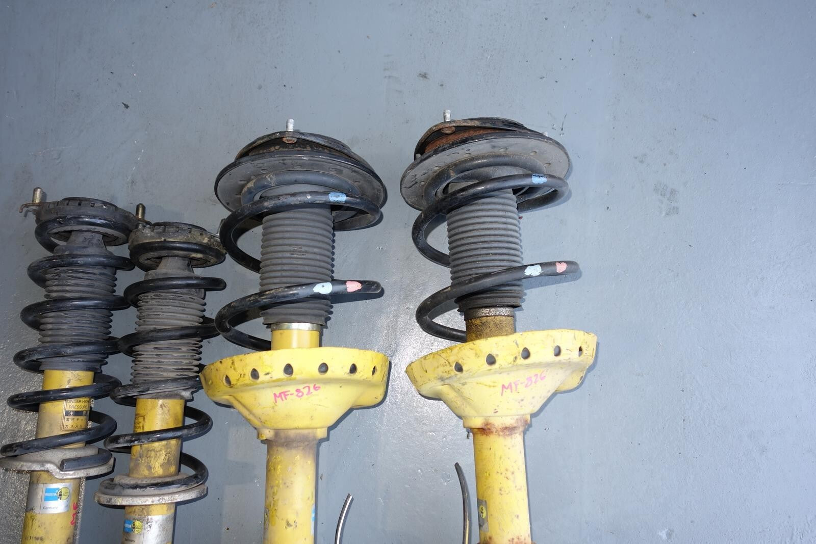 JDM SUBARU LEGACY BILSTEIN SPEC-B SHOCKS FRONT & REAR STRUTS COIL 05-2009 MF-826