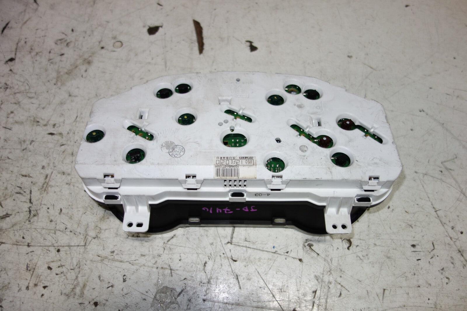 JDM 2002-2003 SUBARU IMPREZA WRX V7  MANUAL 5 SPEED GAUGE CLUSTER  SPEEDOMETER