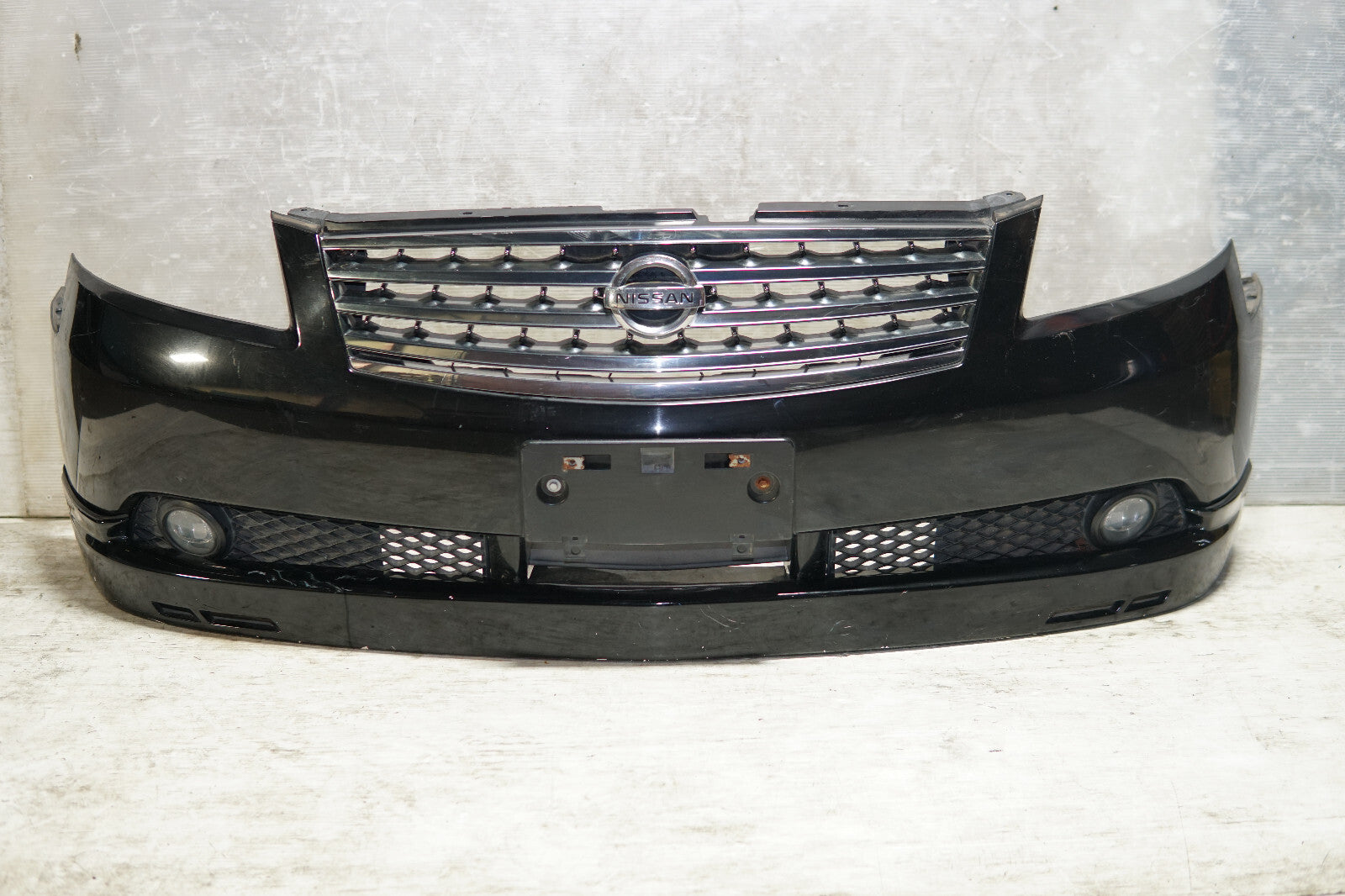 JDM Infiniti M35 M45 OEM Front Bumper Cover Lip Grille 2006 2007 Nissan Fuga