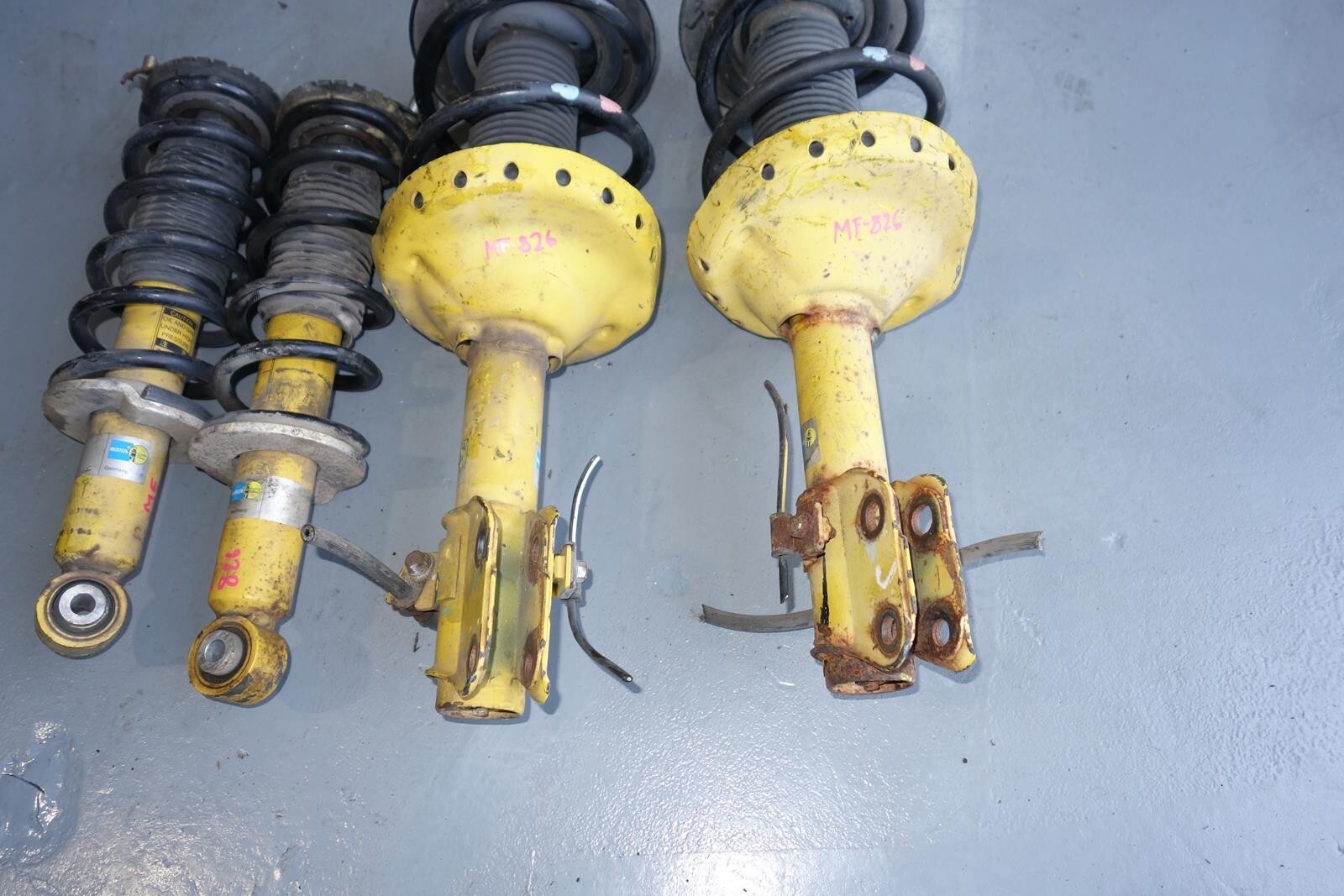 JDM SUBARU LEGACY BILSTEIN SPEC-B SHOCKS FRONT & REAR STRUTS COIL 05-2009 MF-826