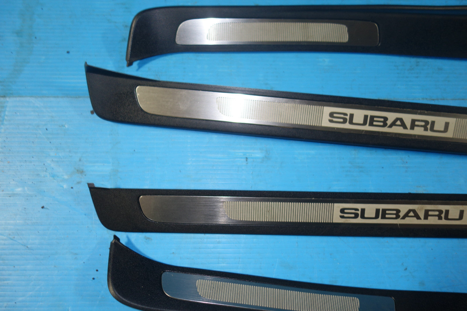 JDM Subaru Legacy Front Rear Door Sills Scuff Plates Step BPE 2005-2009 #5259