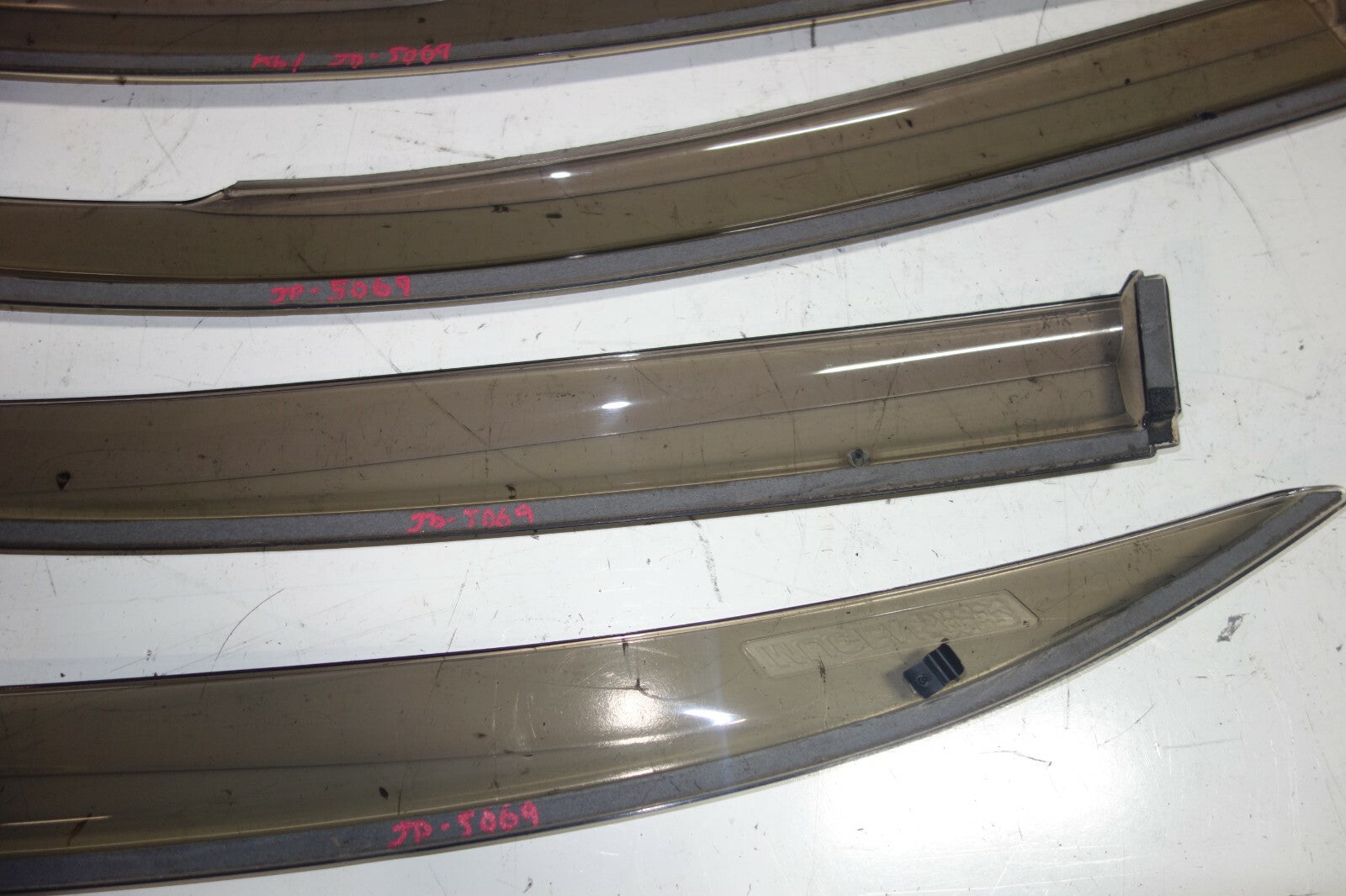 JDM 2005-2008  ACURA RL KB1 MUGEN WINDOW VISORS OEM RAIN GUARDS RARE