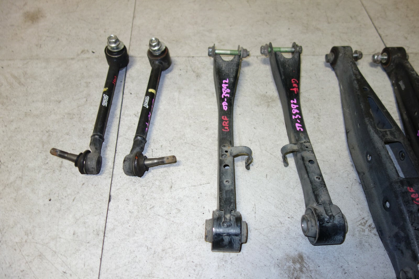 JDM Subaru Impreza WRX STI Rear Control Arms Upper Lateral Links 2008-2014