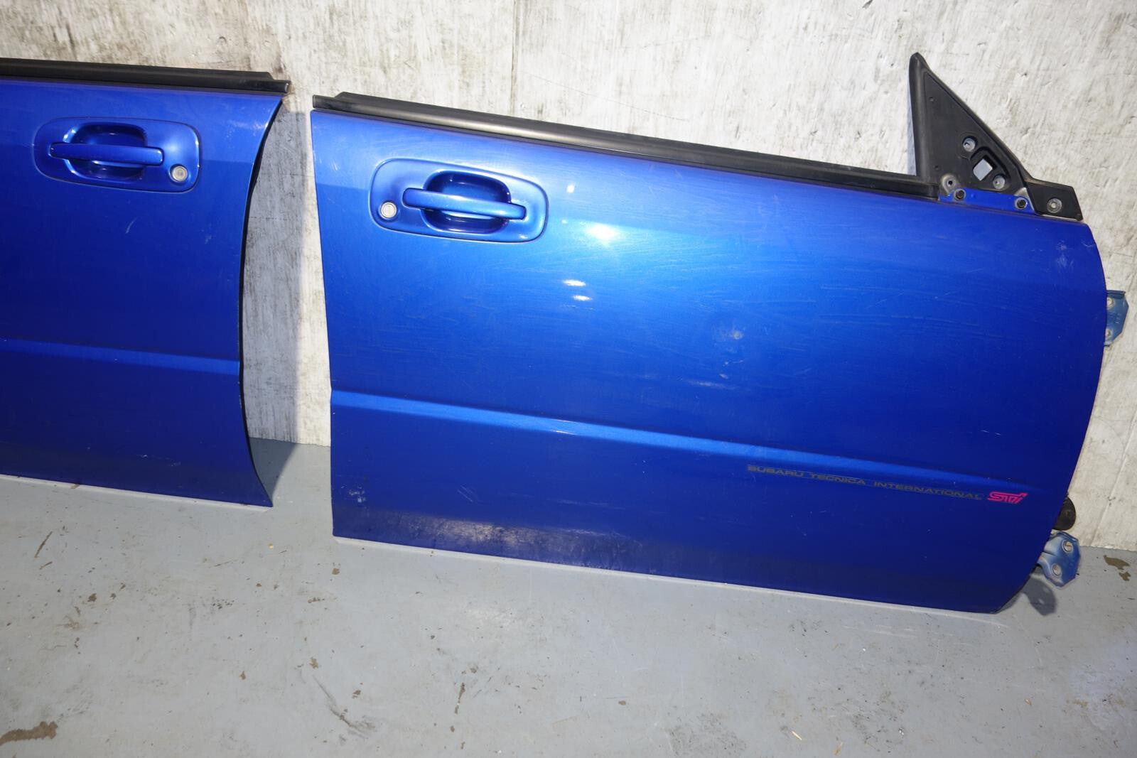 JDM Subaru Impreza WRX STi GDB GD Used OEM Front Doors 2002-2007 Door GG GGB GGA