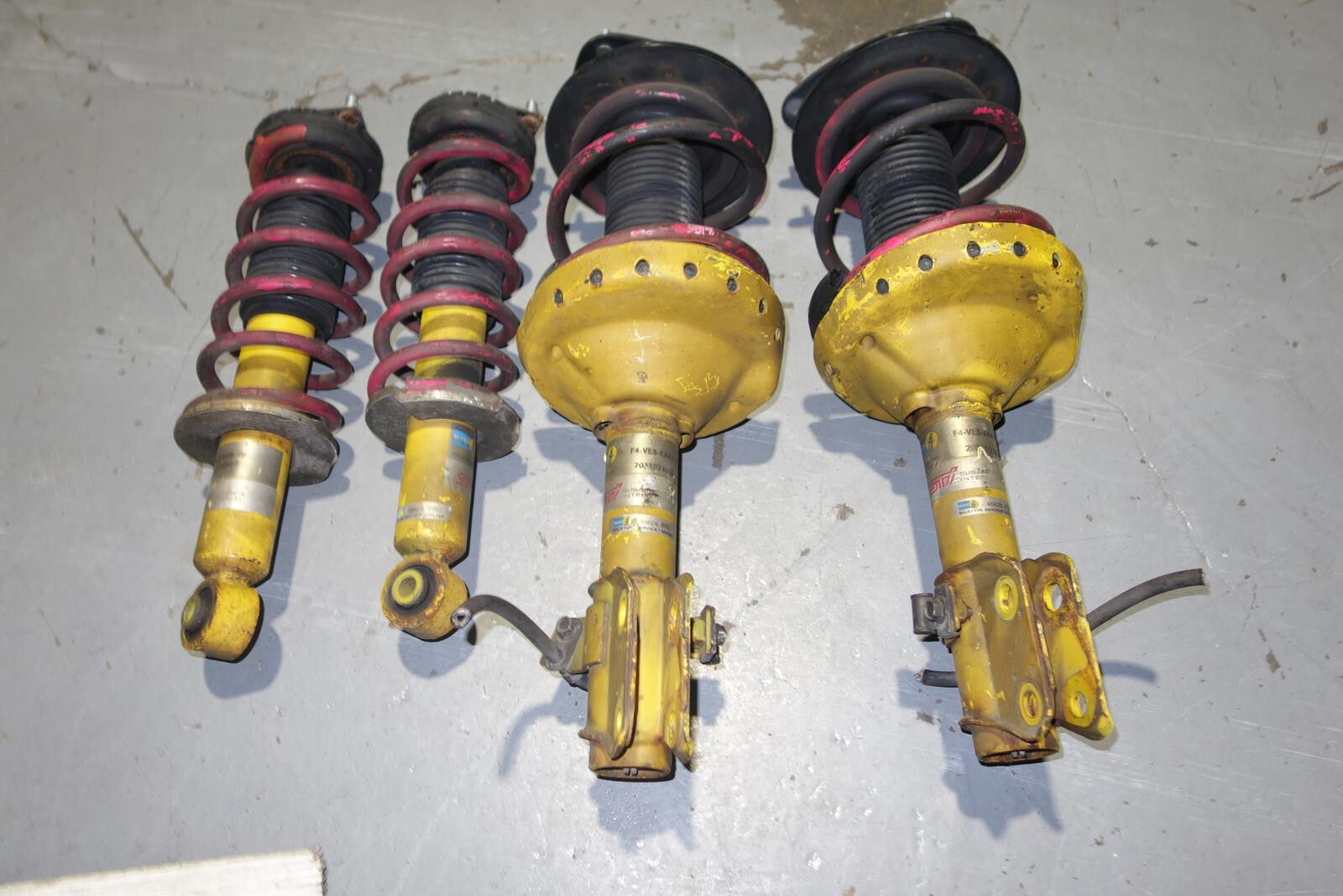JDM Subaru Legacy STi S402 BILSTEIN Shocks Struts Coil Springs 2005-2009 BP5 BP9