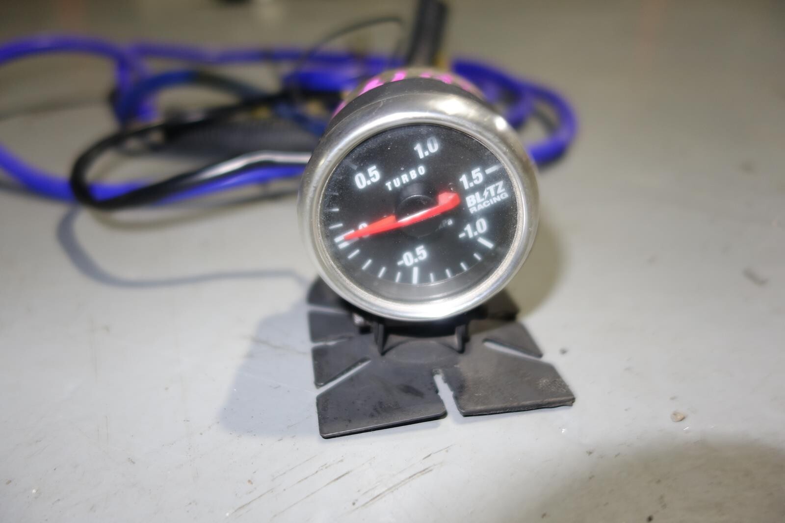JDM Blitz  Racing Turbo Boost Gauge Racing Meter Genuine Universal Fitment