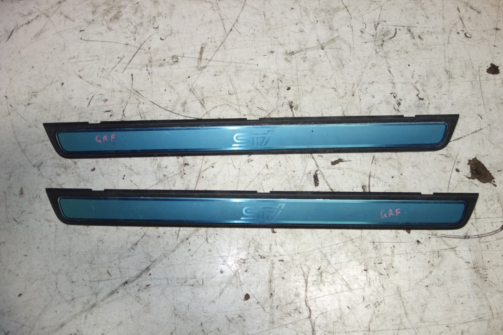 JDM Subaru Impreza WRX STI Door Sills Interior Scuff Plates 2008-2014 GRB GRF