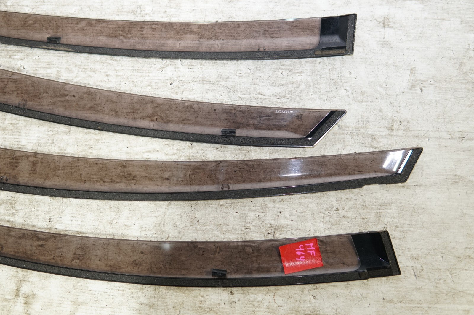 JDM TOYOTA PRIUS OEM WINDOW VISOR RAIN GUARDS ZVW30 2010-2015 MF-464
