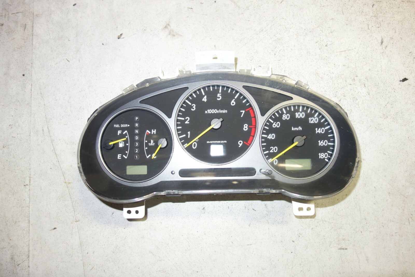 JDM 2002-2003 SUBARU IMPREZA WRX V7  AUTOMATIC GAUGE CLUSTER  SPEEDOMETER