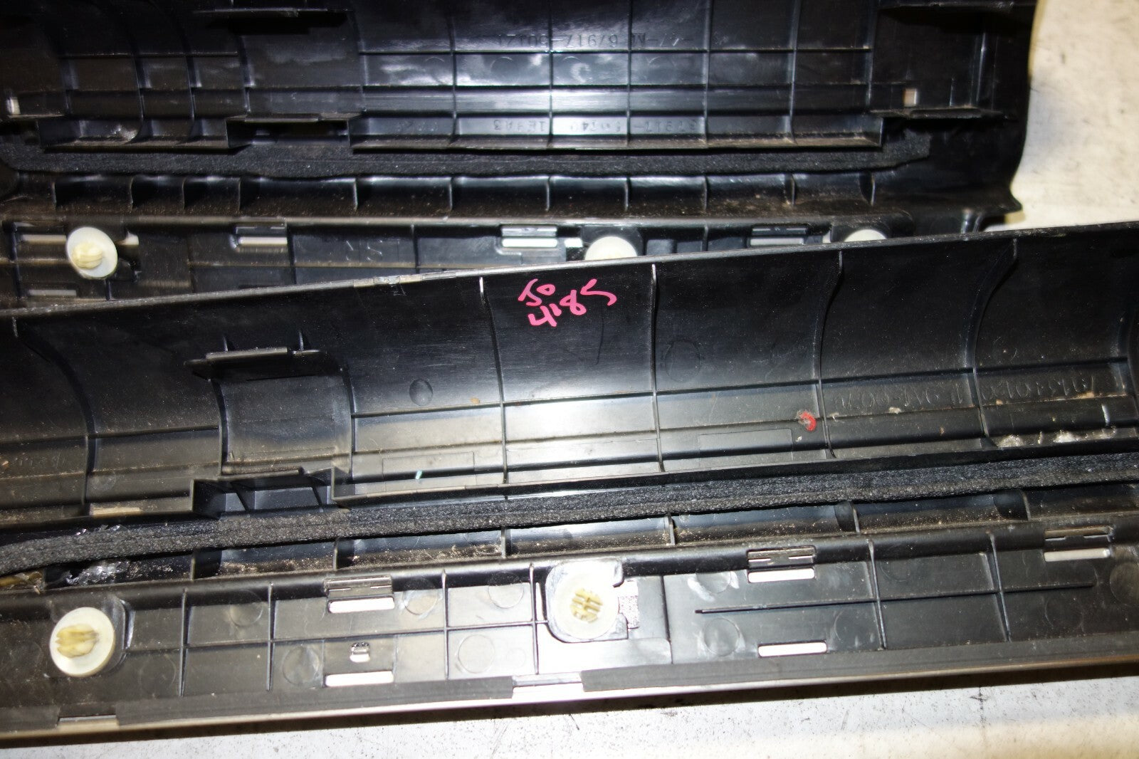 JDM LEXUS USF40 GENUINE LS460 OEM DOOR SILLS SCUFF PLATES RARE USF40 2007-2012