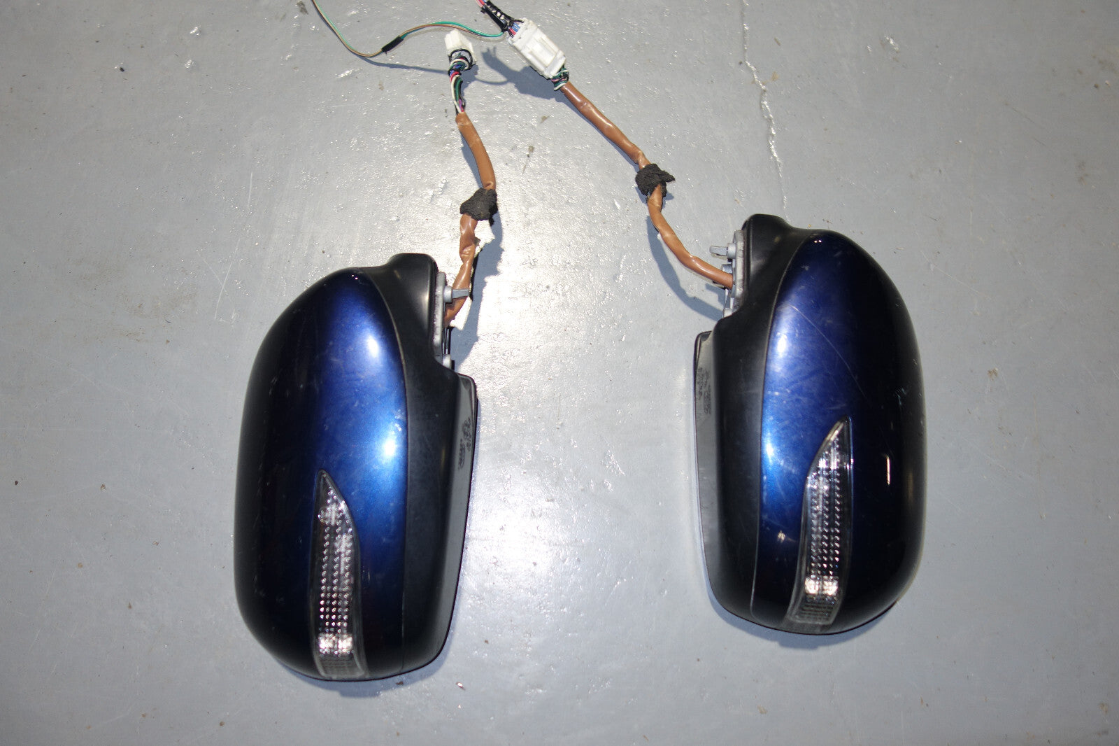 JDM Subaru Impreza WRX STi Mirrors GRB Power Folding Mirrors 2008-2014 OEM