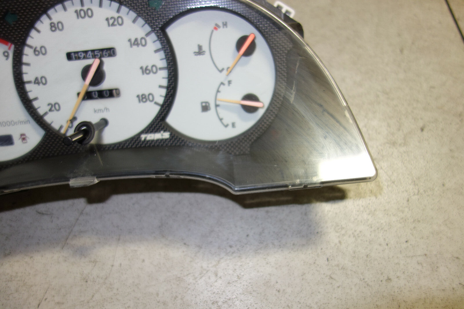 JDM Toyota Celica ST202 SS-III White Faced Gauge Cluster 5speed ST205 94-1999 MT