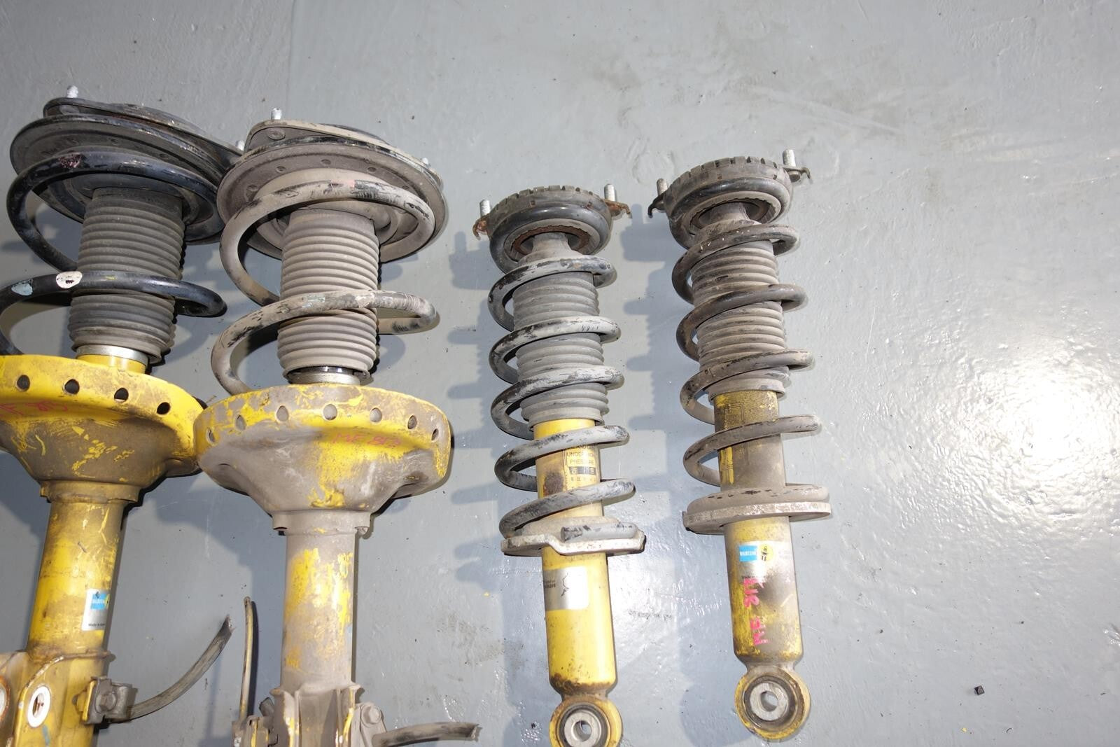 JDM Subaru Legacy Bilstein Yellow Shocks Struts Springs 2005-2009 MF-813