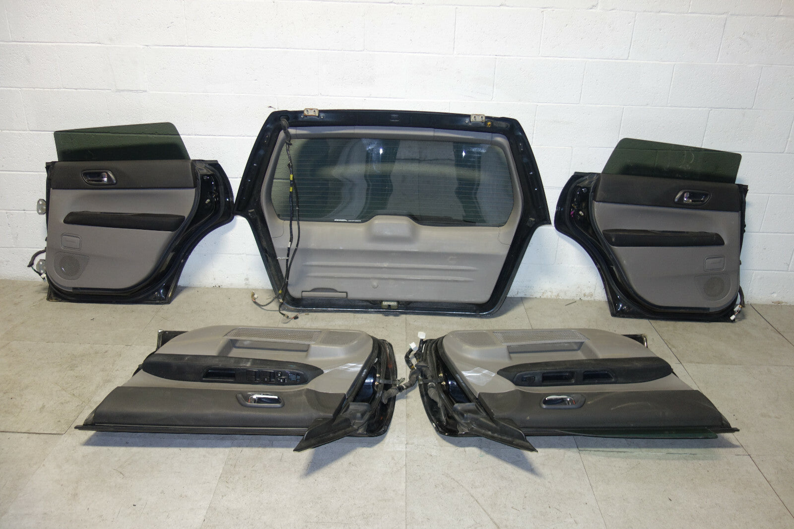 JDM Subaru Forester SG9 STi Front Rear Doors Hatch Panel Guard Spoiler 2006-2008