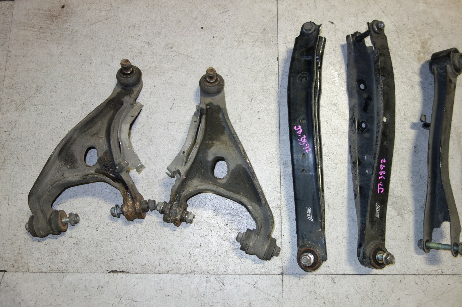 JDM Subaru Impreza WRX STI Rear Control Arms Upper Lateral Links 2008-2014