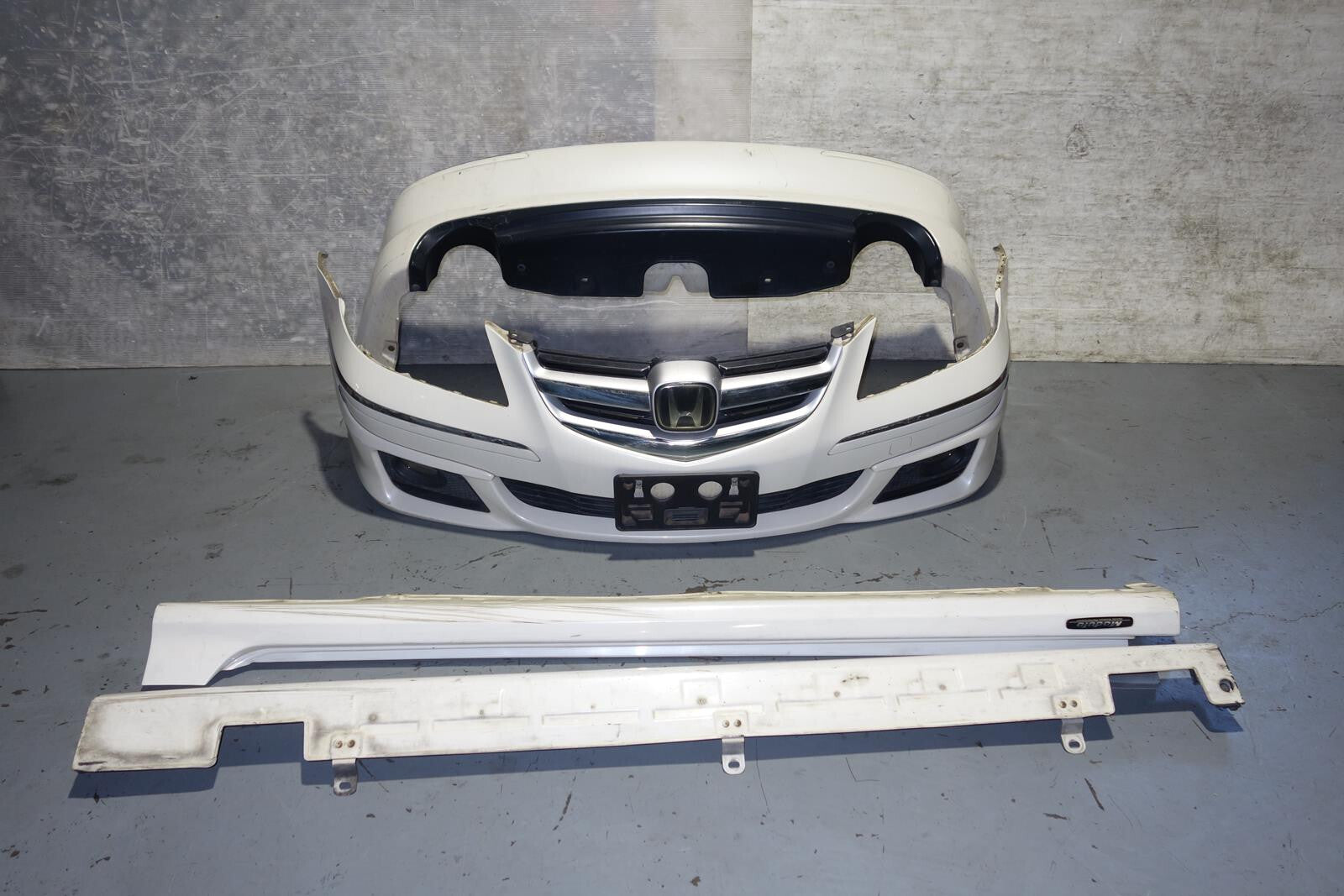 Acura RL Bumper Cover Modulo A-Spec Lip Side Skirts 2005-2008 JDM Legend KB1