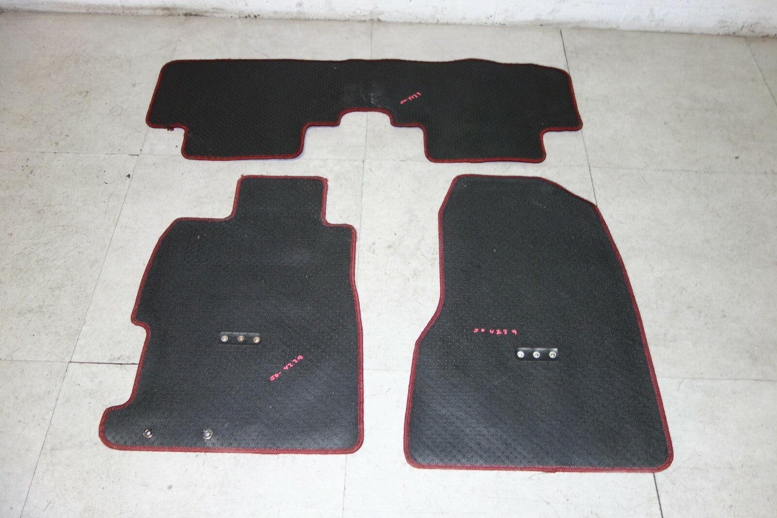 JDM Honda Civic Type R EP3 Red Floor Mats K20a Type R CTR RHD 2001-2005