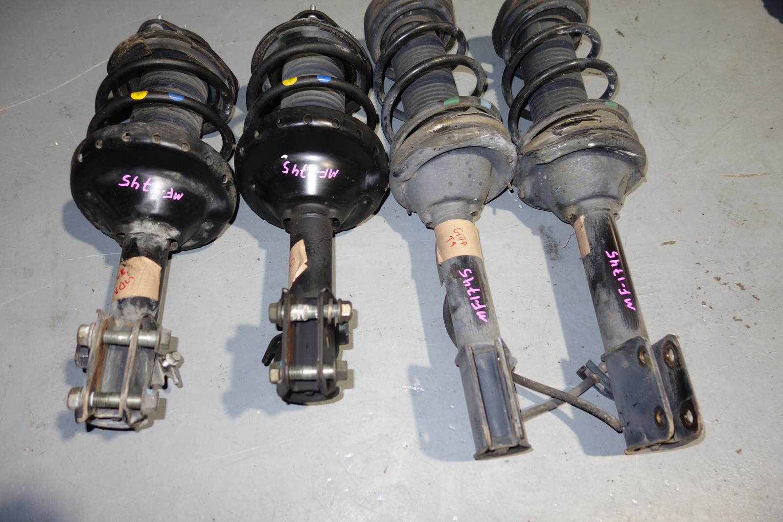 JDM Subaru Impreza WRX Shocks Coil Springs Struts Assembly 2002-2007 V8 V9