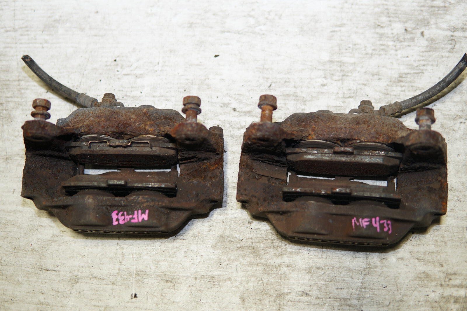 JDM Subaru Impreza WRX Forester Legacy Front Calipers 4 Piston GD GC8 SG5 MF-433