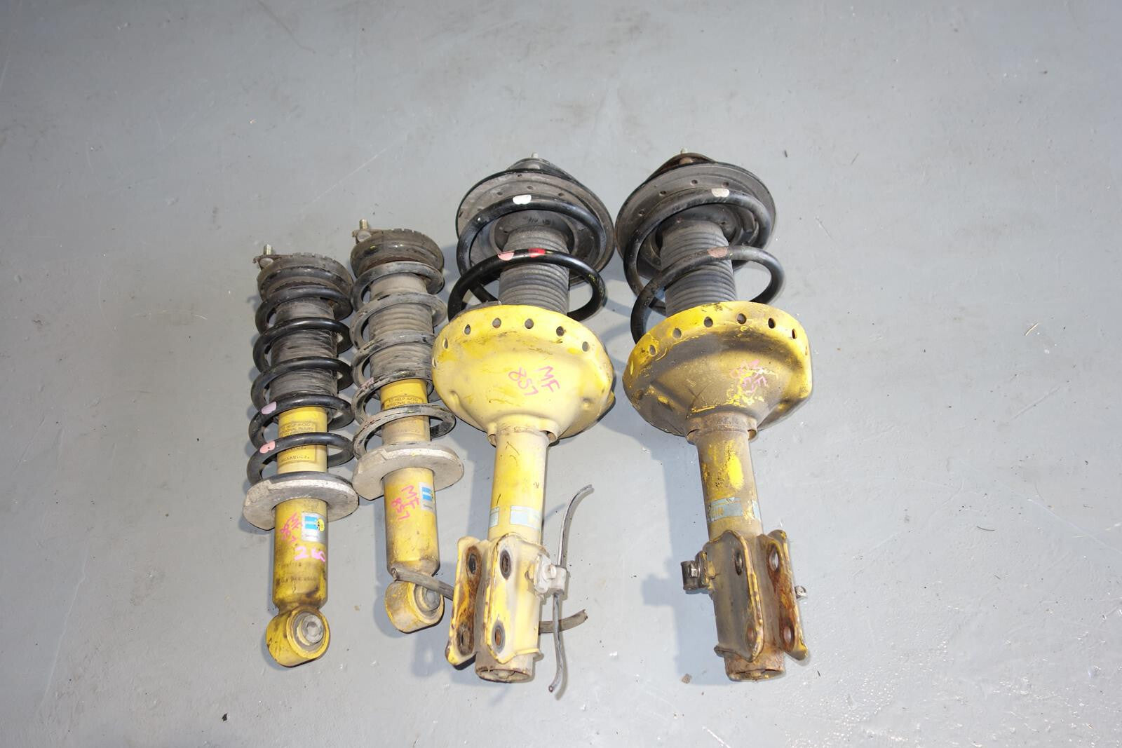 JDM Subaru Legacy Bilstein Shock Spring Strut Front Rear Suspension 05-09 MF-857