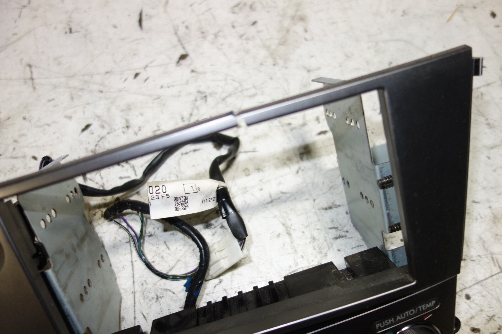 JDM Subaru Legacy Outback Climate Control Double Din Dual Bezel Trim 2005-2009