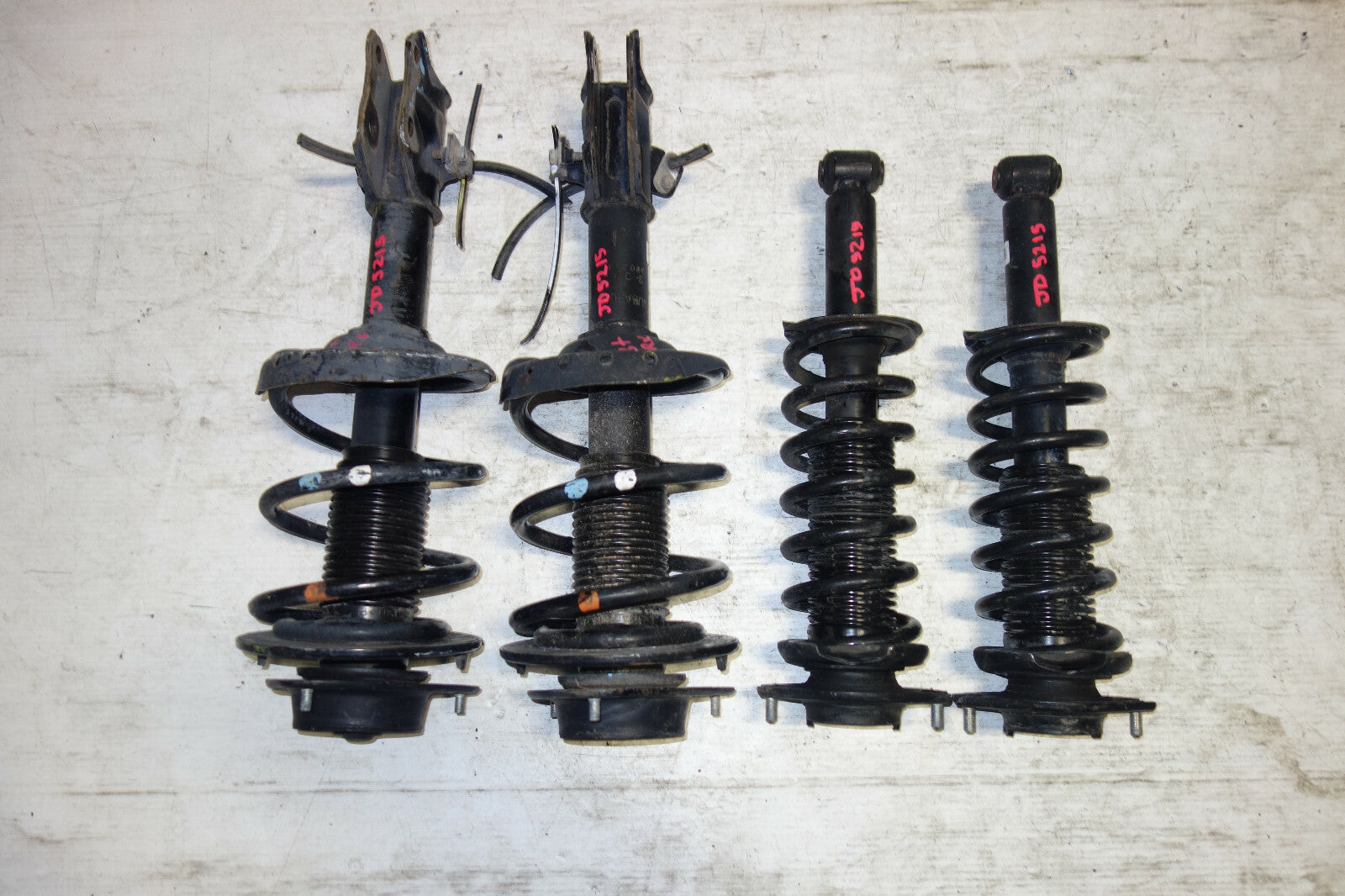 JDM Subaru Impreza WRX OEM 5x100 Shocks Struts Coil Springs 2008-2014