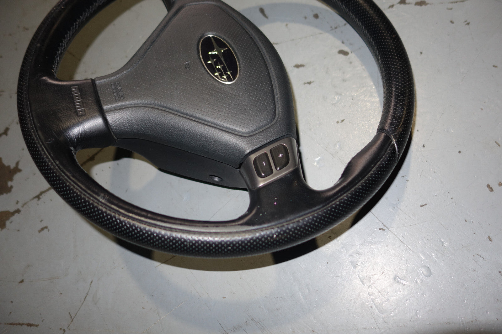2003-2008 Subaru Forester OEM Momo Steering Wheel & Hub Leather SG5 SG9 #2