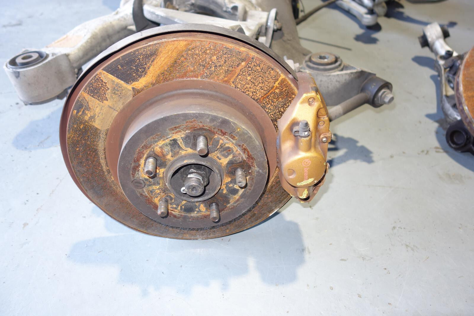 03-07 Infiniti G35 Coupe Front Rear M/T LSD Differential Brembo Brakes Subframe