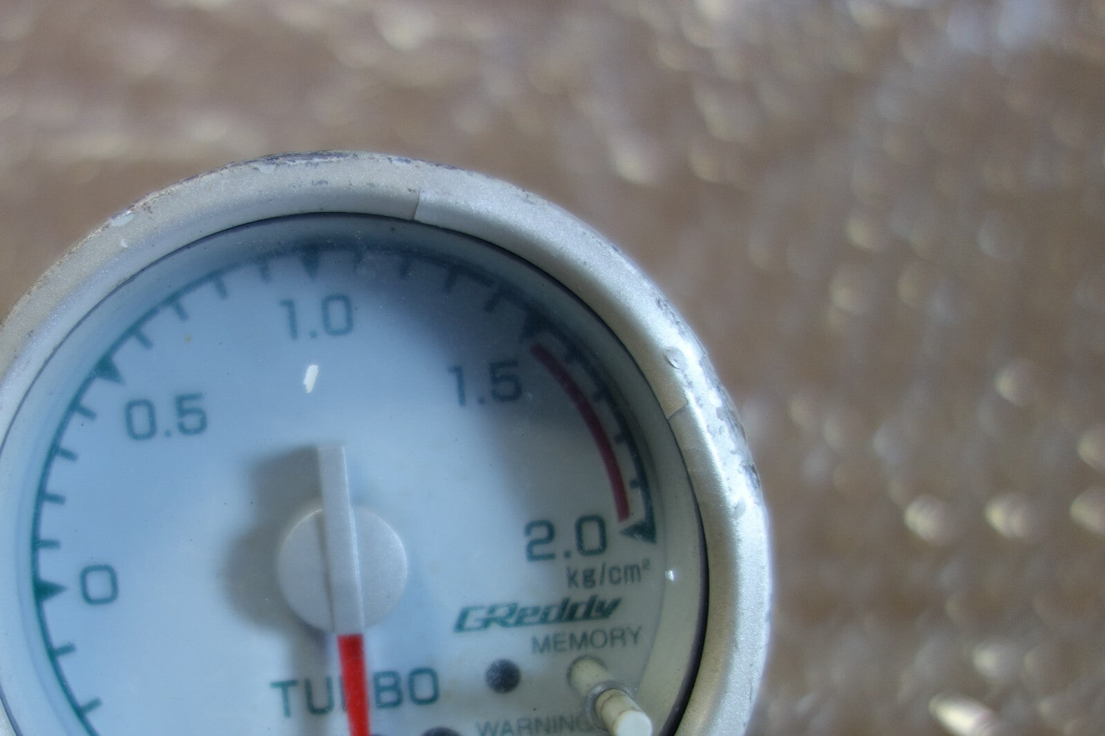 JDM Greddy White Face Boost Gauge Turbo 2 Bar
