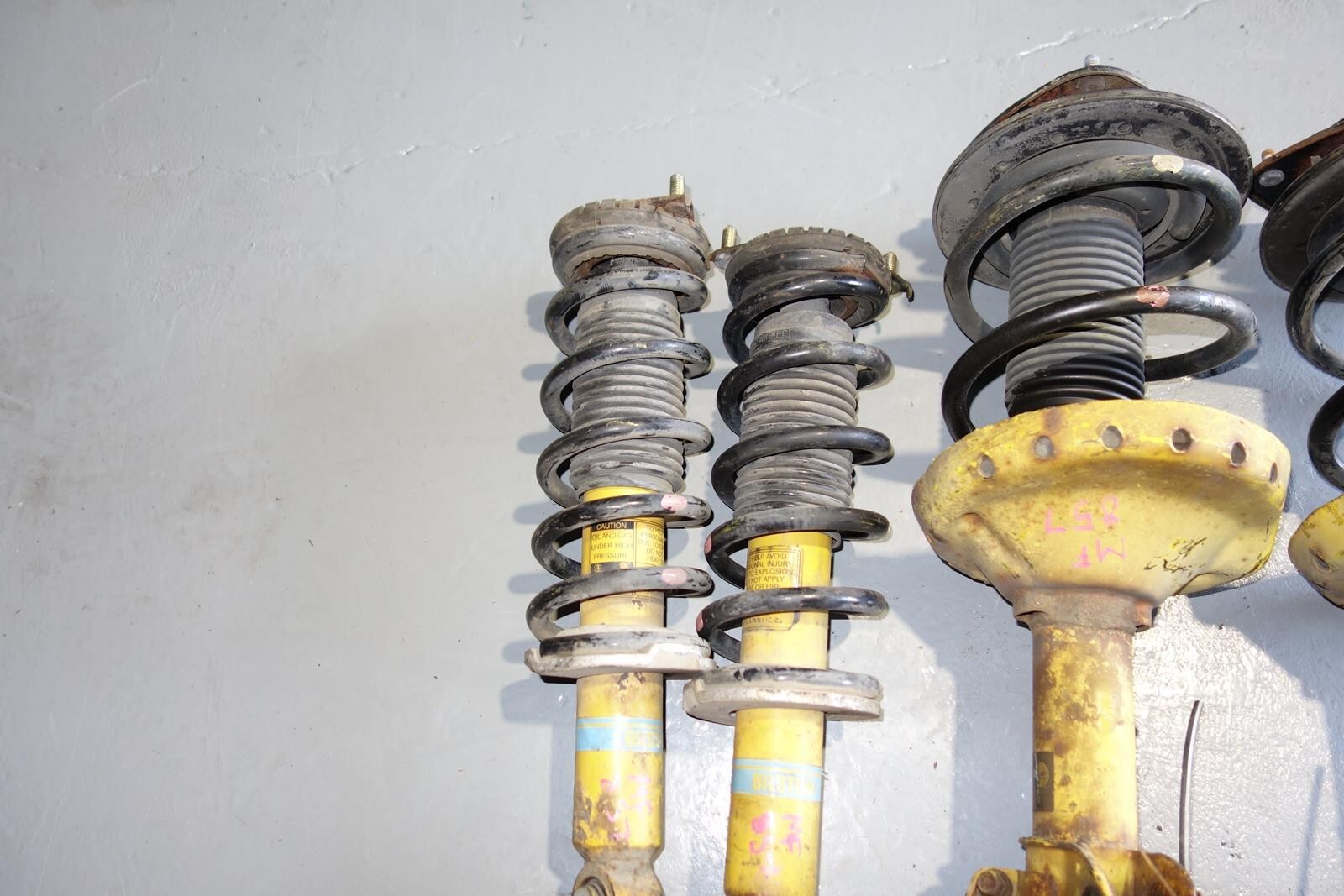 JDM SUBARU LEGACY BILSTEIN SPEC-B SHOCKS FRONT & REAR STRUTS COIL 05-2009 MF-857