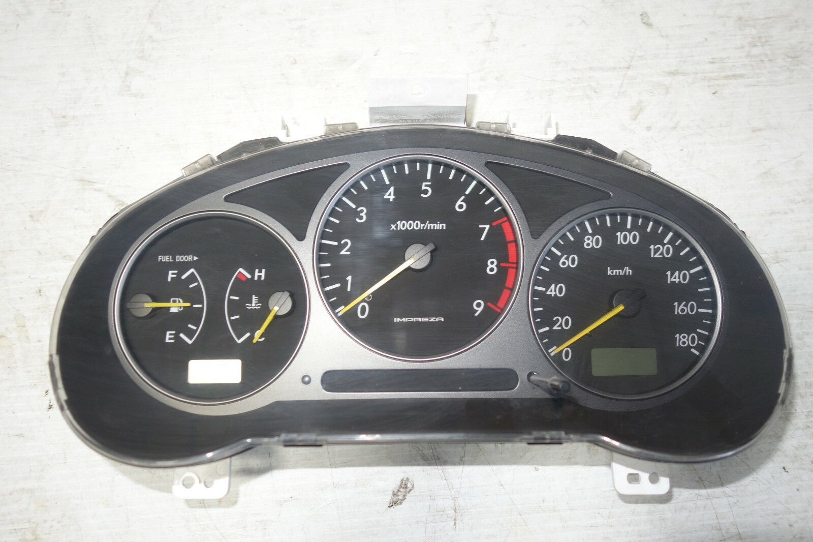 JDM 02-03 SUBARU IMPREZA WRX VERSION 7 MANUAL GAUGE CLUSTER  SPEEDOMETER M-349