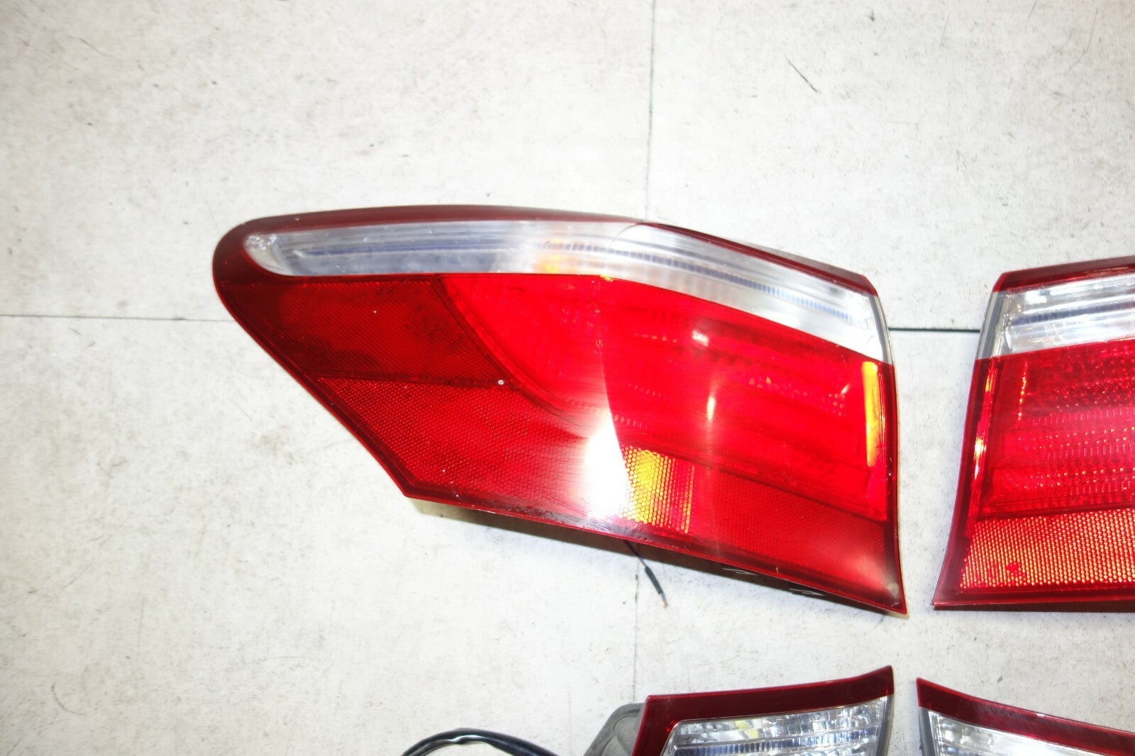 JDM Lexus LS460 Taillights Left & Right 2007 2008 2009 OEM Genuine Tail Lamps