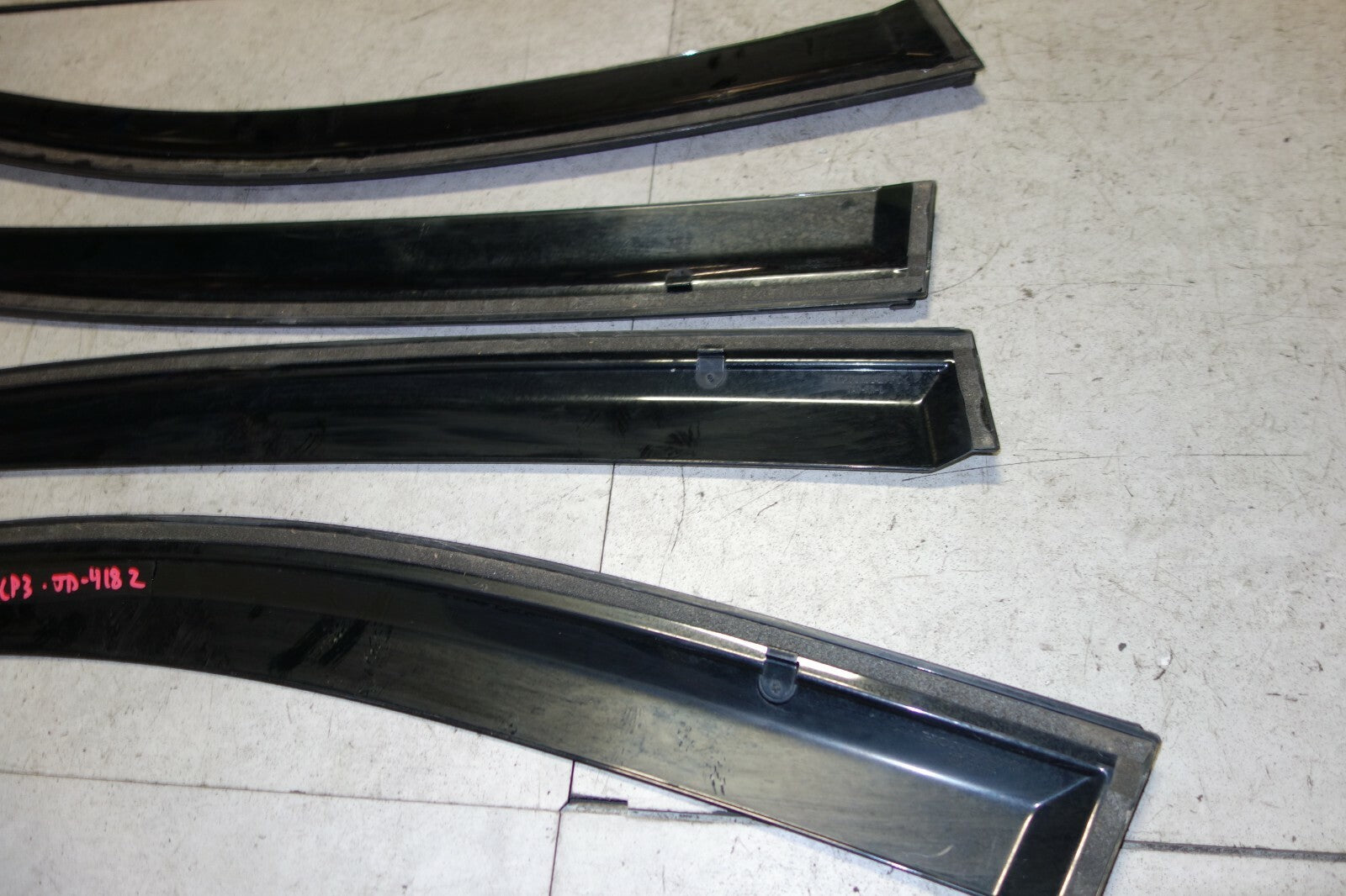 JDM 2008-2012 HONDA INSPIRE ACCORD CP3 WINDOW VISORS OEM RAIN GUARDS RARE