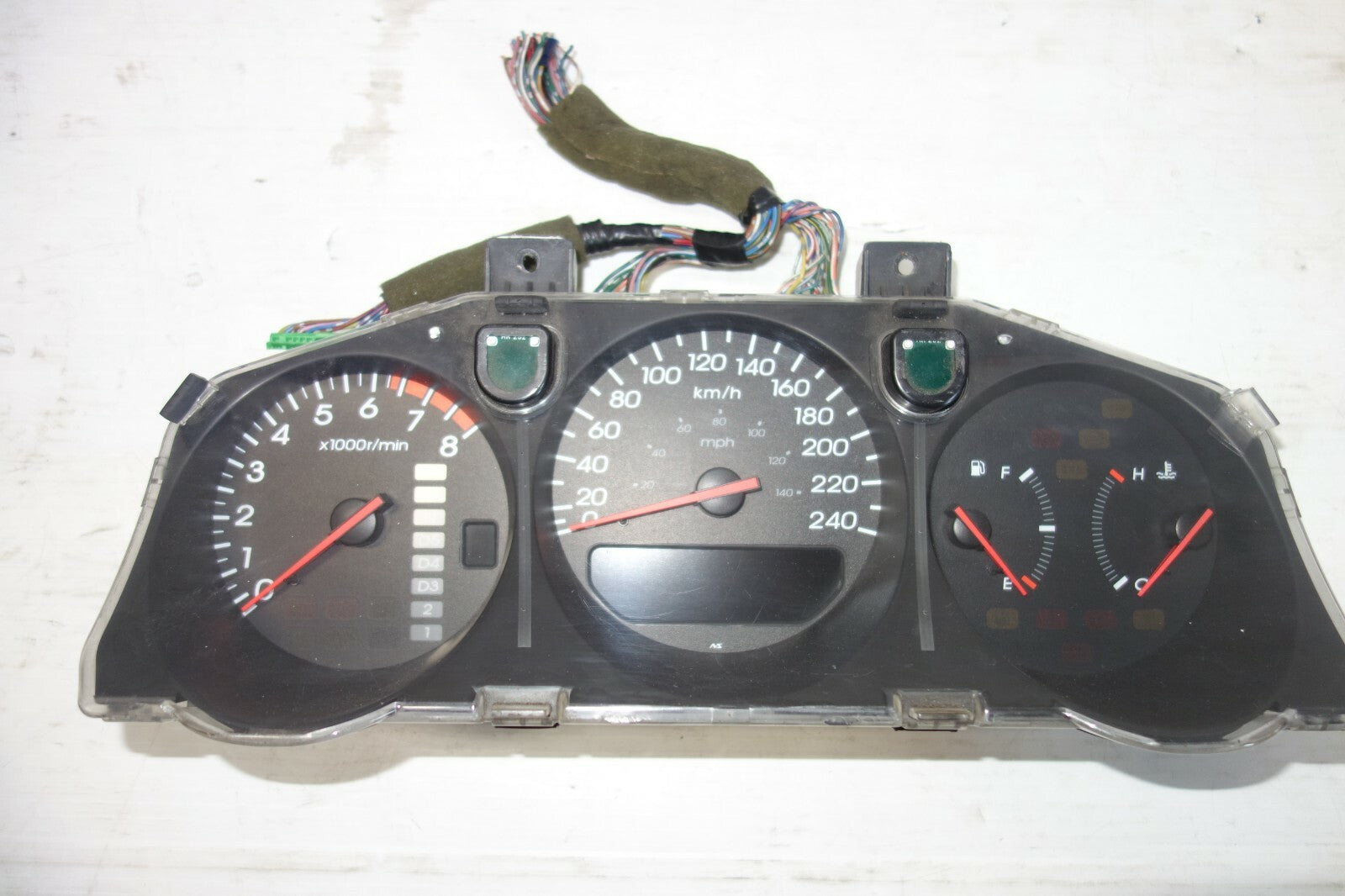 JDM 2002-2003 ACURA 3.2 TL UA5 OEM AUTOMATIC GAUGE CLUSTER 240KM/H SPEEDOMETER