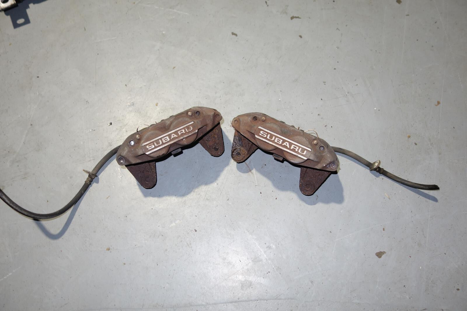 JDM Subaru Impreza WRX Forester Legacy Front Calipers 4 Piston GD GC8 SG5 SF5 BP